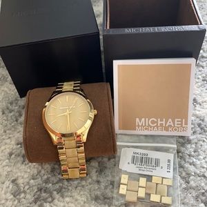 Michael Kors gold two tone watch